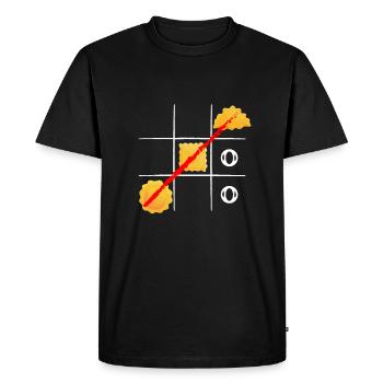 Raviolis grillés à St. Louis - T-shirt Premium bio Homme - noir - Devant - Nico (187cm)