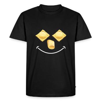Raviolis grillés à St. Louis - T-shirt Premium bio Homme - noir - Devant - Nico (187cm)
