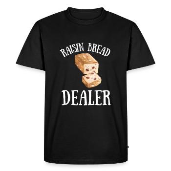 Baking Raisin Bread - Men's Premium Organic T-Shirt - black - Front - Nico (187cm)