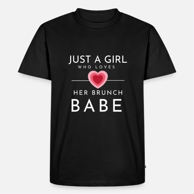 Babes Who Brunch Squat - Männer Premium Bio T-Shirt - Schwarz