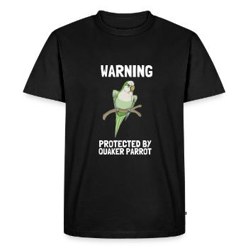 Blue Quaker Parrot Maman - T-shirt Premium bio Homme - noir - Devant - Nico (187cm)