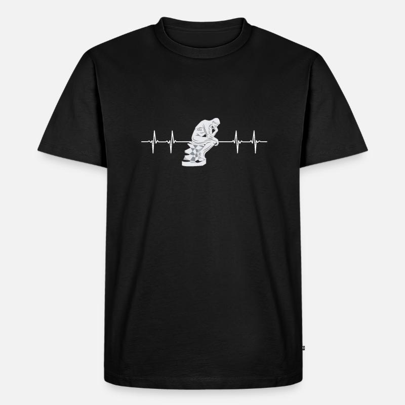Philosophical Debate Feeling Philoslothical - Männer Premium Bio T-Shirt - Schwarz