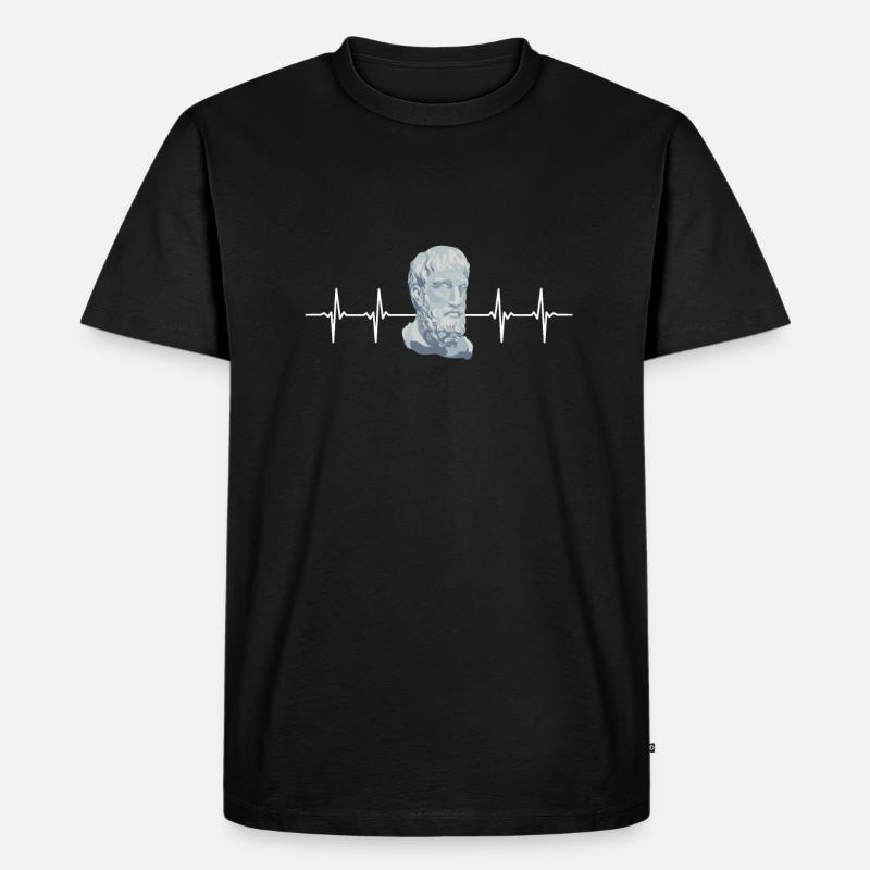 Philosophical Debate Feeling Philoslothical - Men's Premium Organic T-Shirt - black