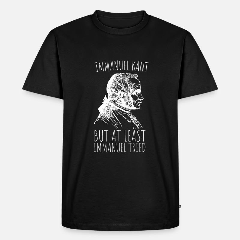 Philosophical Debate Feeling Philoslothical - Männer Premium Bio T-Shirt - Schwarz
