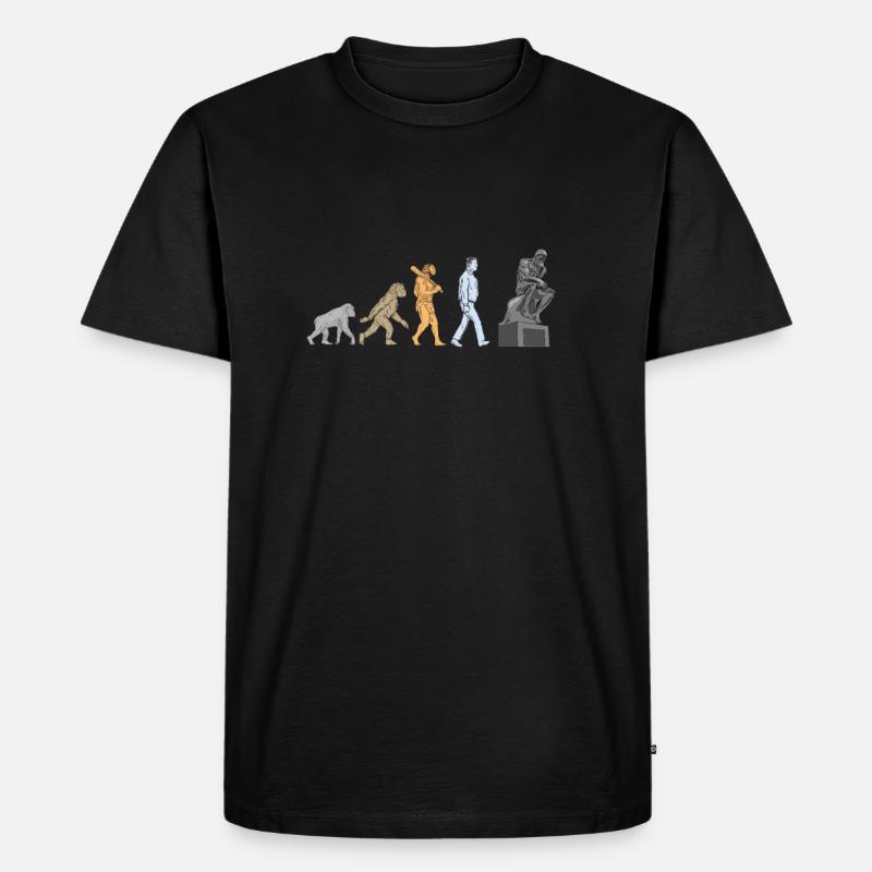 Philosophical Debate Feeling Philoslothical - Männer Premium Bio T-Shirt - Schwarz