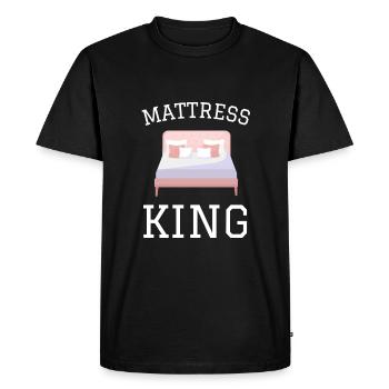 Meilleur vendeur de matelas de lit Docteur - T-shirt Premium bio Homme - noir - Devant - Nico (187cm)
