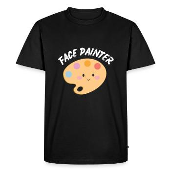 Maquillage et maquillage - T-shirt Premium bio Homme - noir - Devant - Nico (187cm)