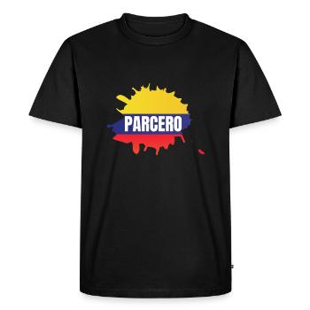 Parcero Colombie Carthagène Colombie Medellin et - T-shirt Premium bio Homme - noir - Devant - Nico (187cm)