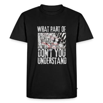 Chess Master Chess Club & 3 Way Chess Game - Men's Premium Organic T-Shirt - black - Front - Nico (187cm)