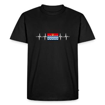 Royaume-Uni Drapeau du Grand Londres - T-shirt Premium bio Homme - noir - Devant - Nico (187cm)