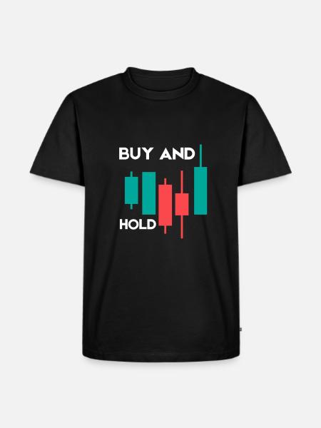 Investment Strategy Buy And Hold - Men's Premium Organic T-Shirt - black