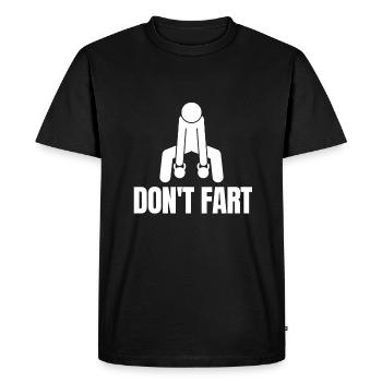 Kettlebell Workout Retro Fitness Gym - Men's Premium Organic T-Shirt - black - Front - Nico (187cm)
