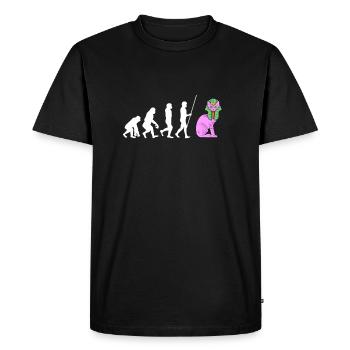 Sphynx Maman Chat Sans Poils Propriétaire de Chat - T-shirt Premium bio Homme - noir - Devant - Nico (187cm)