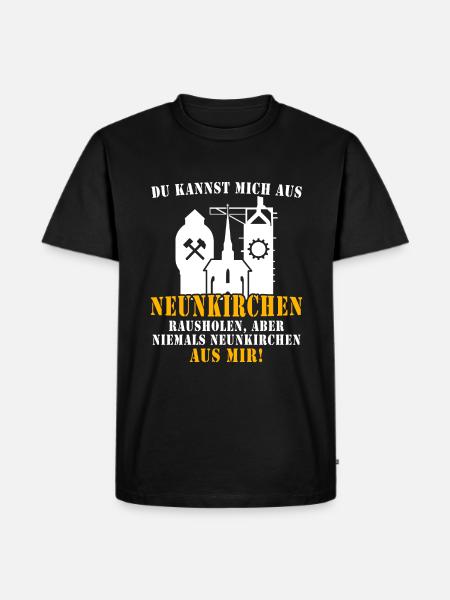 66538 Neunkirchen Saar Saarland Stadt - Männer Premium Bio T-Shirt - Schwarz