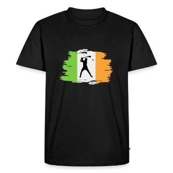 Hurling irlandais Dublin - T-shirt Premium bio Homme - noir - Devant - Nico (187cm)