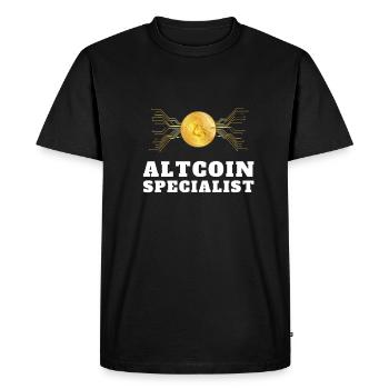 Altcoin Traders - T-shirt Premium bio Homme - noir - Devant - Nico (187cm)
