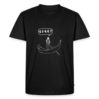 Venise Télécabine Italie Venise - T-shirt Premium bio Homme - noir - Devant - Nico (187cm)