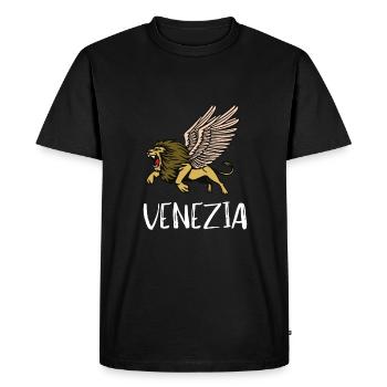 Venise Télécabine Italie Venise - T-shirt Premium bio Homme - noir - Devant - Nico (187cm)