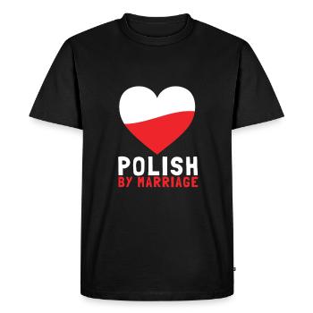 Italia - Italien par mariage - T-shirt Premium bio Homme - noir - Devant - Nico (187cm)