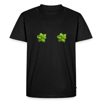 Italian Cuisine - Basil Pesto Is The Besto - Men's Premium Organic T-Shirt - black - Front - Nico (187cm)