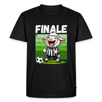 Finale De Football Fan De Football Joueur De Football Drôle - T-shirt Premium bio Homme - noir - Devant - Nico (187cm)