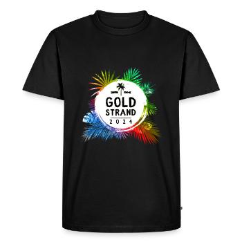 Sables d’Or 2024 Coloré - T-shirt Premium bio Homme - noir - Devant - Nico (187cm)