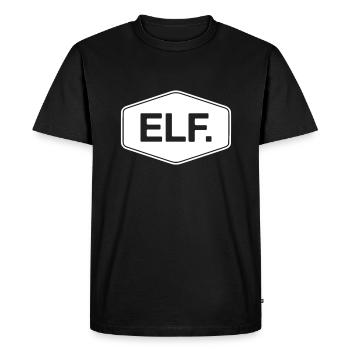 11ème anniversaire Jeune fille 11 ans Elfe - T-shirt Premium bio Homme - noir - Devant - Nico (187cm)