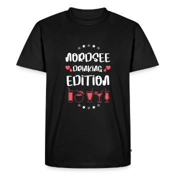 Équipe de consommation de la mer du Nord - T-shirt Premium bio Homme - noir - Devant - Nico (187cm)