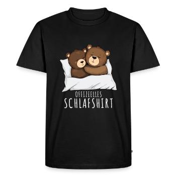 Chemise de nuit Bears Chemise de nuit officielle Bears - T-shirt Premium bio Homme - noir - Devant - Nico (187cm)