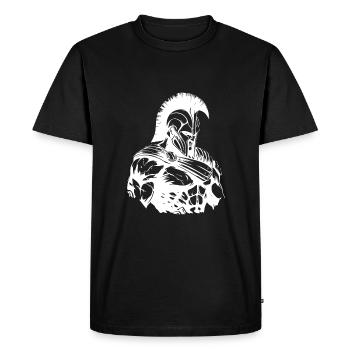 Spartan Gladiator Bodybuilding - Men's Premium Organic T-Shirt - black - Front - Nico (187cm)