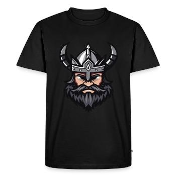 Valhalla viking - T-shirt Premium bio Homme - noir - Devant - Nico (187cm)
