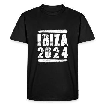 L’équipe d’Ibiza 2024 - T-shirt Premium bio Homme - noir - Devant - Nico (187cm)