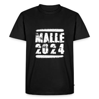 L’équipe Malle 2024 - T-shirt Premium bio Homme - noir - Devant - Nico (187cm)