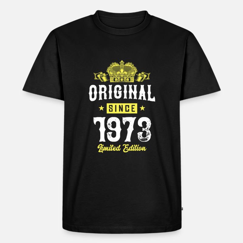 1973 limited edition - Männer Premium Bio T-Shirt - Schwarz
