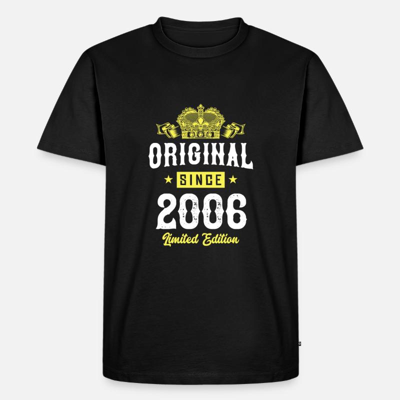 2006 limited edition - Männer Premium Bio T-Shirt - Schwarz