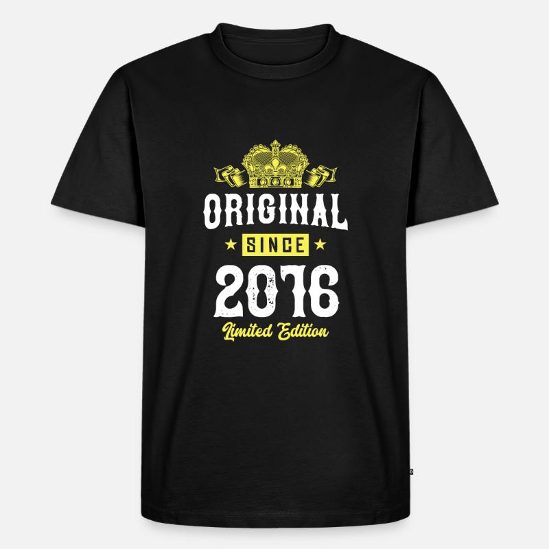 2016 limited edition - Männer Premium Bio T-Shirt - Schwarz