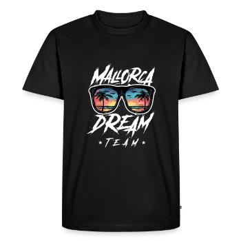 Mallorca Dream Team - Men's Premium Organic T-Shirt - black - Front - Nico (187cm)