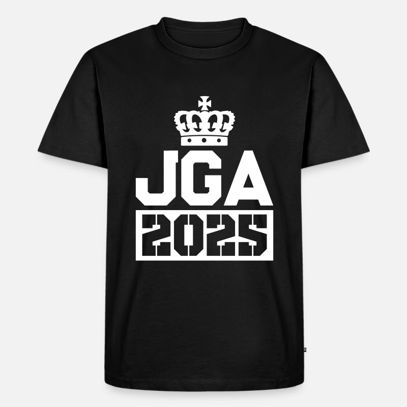 Jga 2025 Junggesellenabschied - Männer Premium Bio T-Shirt - Schwarz