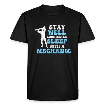 Mécanicien Voiture Tournevis Mécatronique Technicien Voiture - T-shirt Premium bio Homme - noir - Devant - Nico (187cm)