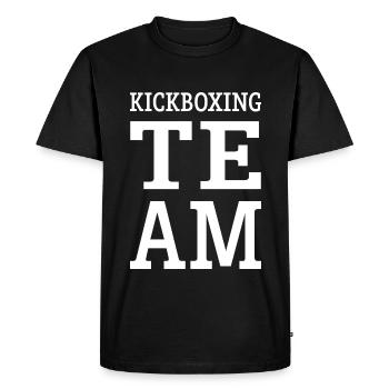 Kickboxing Team - Men's Premium Organic T-Shirt - black - Front - Nico (187cm)