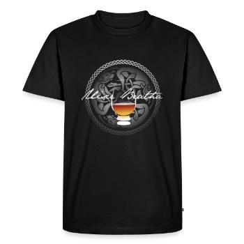 Uisce Beatha | Chemises à whisky - T-shirt Premium bio Homme - noir - Devant - Nico (187cm)