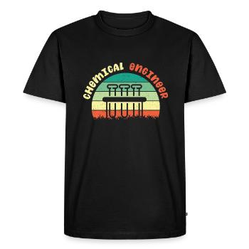 Chemical Engineering Chemical Engineering Chemicals - Men's Premium Organic T-Shirt - black - Front - Nico (187cm)
