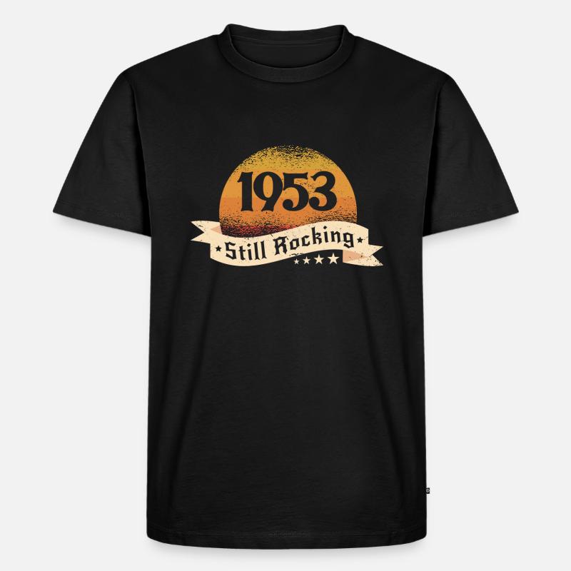 1953 - Männer Premium Bio T-Shirt - Schwarz