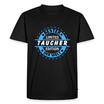 Meilleur plongeur du monde - T-shirt Premium bio Homme - noir - Devant - Nico (187cm)