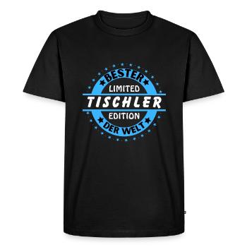 Meilleur menuisier du monde - T-shirt Premium bio Homme - noir - Devant - Nico (187cm)