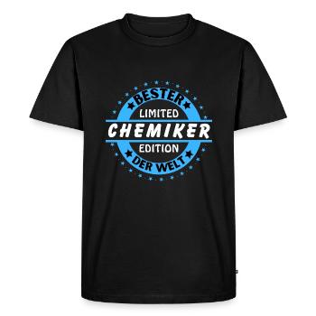 Best Chemist in the World - Men's Premium Organic T-Shirt - black - Front - Nico (187cm)