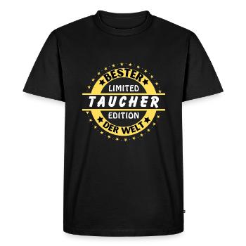 Meilleur plongeur du monde - T-shirt Premium bio Homme - noir - Devant - Nico (187cm)