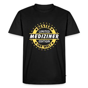 Meilleur médecin du monde - T-shirt Premium bio Homme - noir - Devant - Nico (187cm)