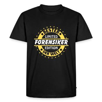 Meilleur médecin légiste au monde - T-shirt Premium bio Homme - noir - Devant - Nico (187cm)