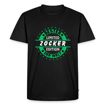 Meilleur joueur du monde - T-shirt Premium bio Homme - noir - Devant - Nico (187cm)